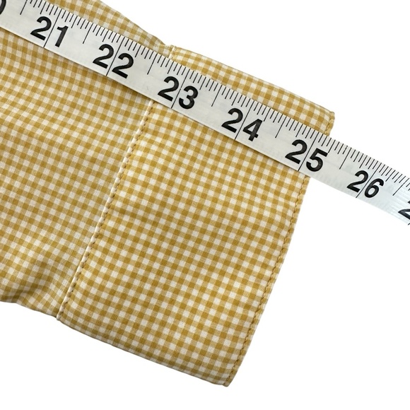 Ariat TEK Button-Up Shirt - Women’s XL -Yellow Gingham Check Vented Back Western - Picture 15 of 16